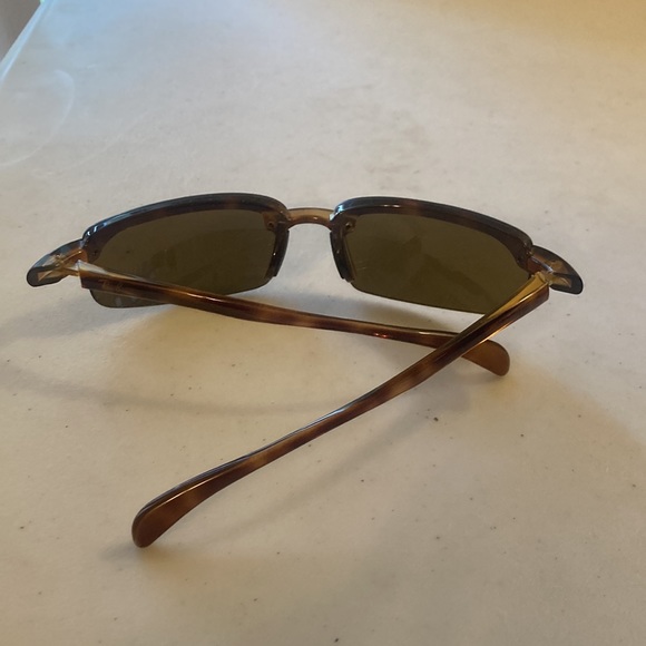 RAY BAN RB4051 642/83 TORTOISE SHADE BROWN SLEEK POLARIZED RIMLESS SUNGLASSES main image 10
